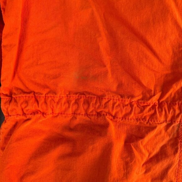 Old Navy Women’s Orange Jacket Coat Sz Large Anorak Hooded Removable Lined Y2K - Picture 11 of 14